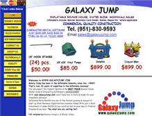 Tablet Screenshot of galaxyjump.com